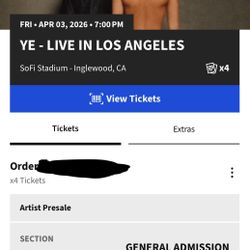 So-Fi Show Friday, April 3rd Ye Live in Los Angeles Kanye West