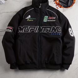 Men's American Retro Racing Motorcycling Jacket - Trendy