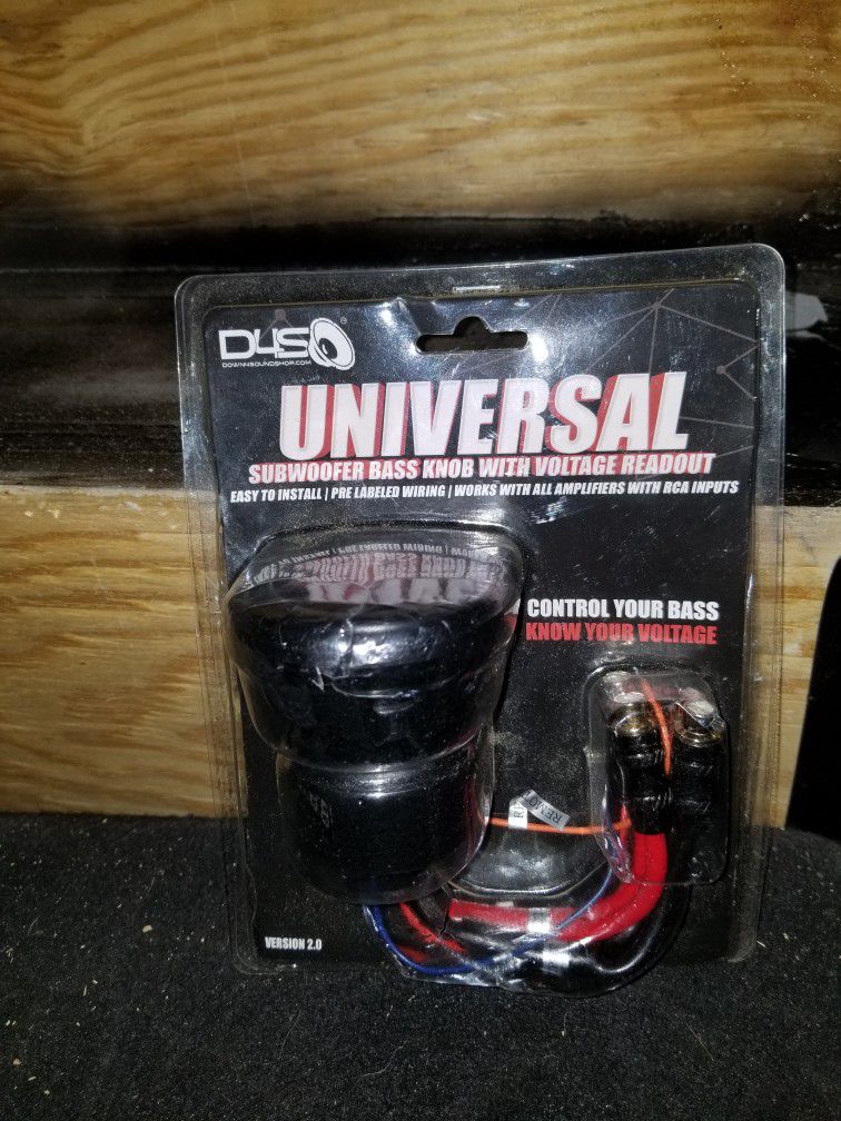 D4S universal bass knob with voltage readout 