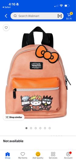 Naruto x Hello Kitty backpack
