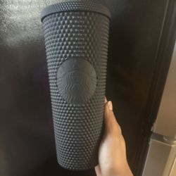 black starbucks cup