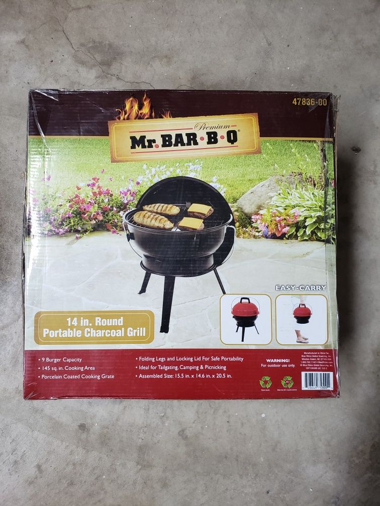14 inch Portable Charcoal Grill