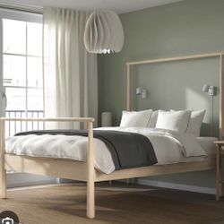 Ikea Gjora queen bed frame 