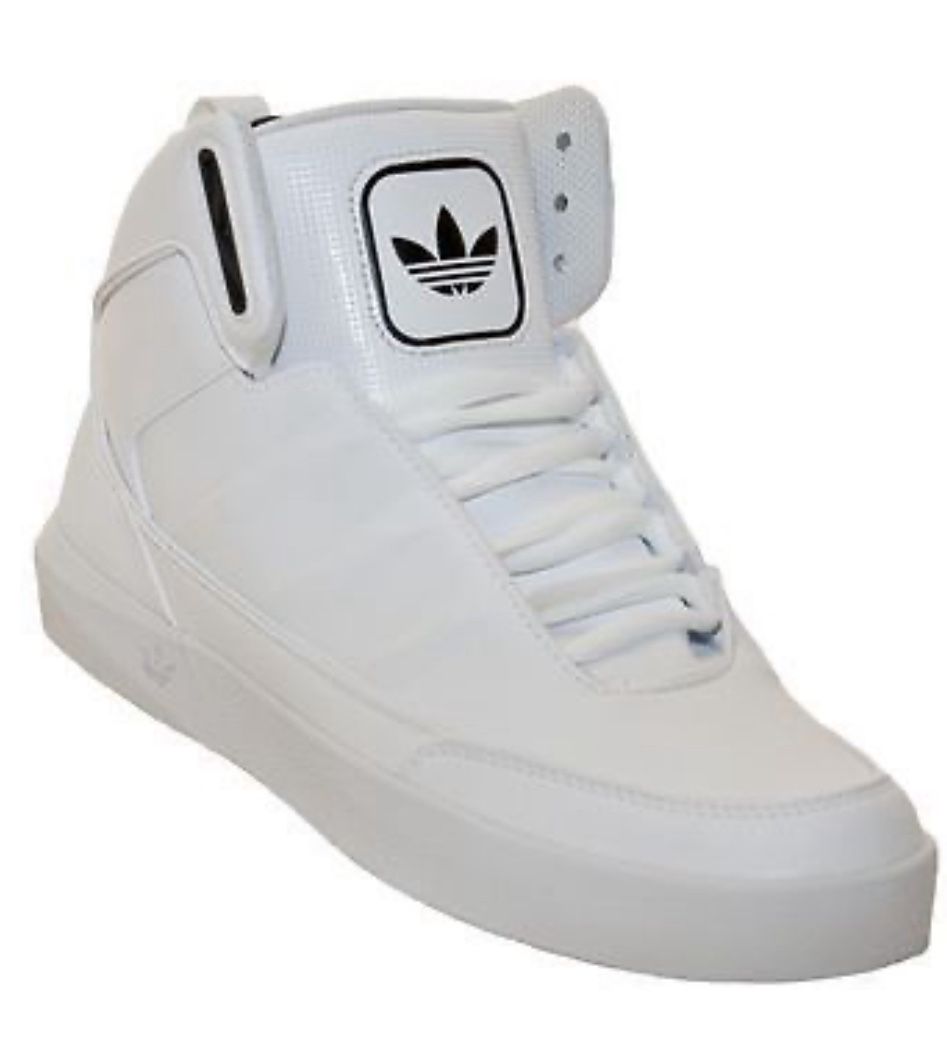 Adidas Mens Uptown Select Mid D65977 White Basketball Shoes