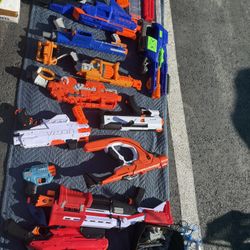 Lot of nerf guns