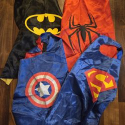 Superhero Capes, Silky & Velcro