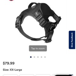 Dog Harness Canada Pooch Complete Control Dog Harness, Black, XX-Large