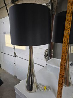 Black and Brass Lamps
