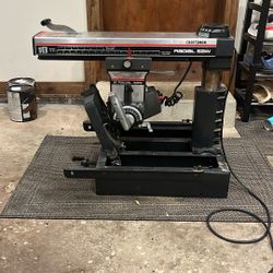 Craftsman 10” Radial Arm Saw With C48BC-102 Saw Motor 