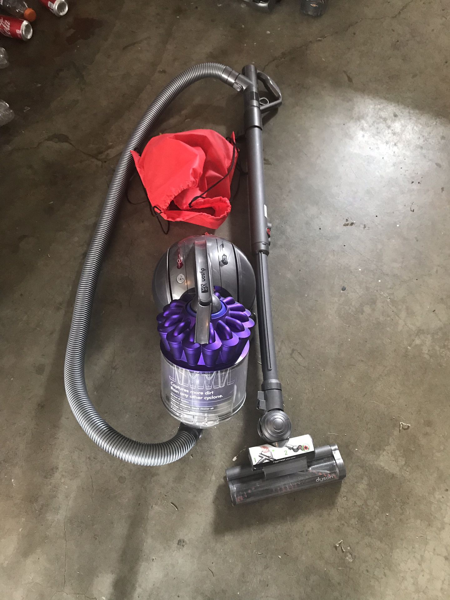 Dyson DC39 animal canister vacuum.