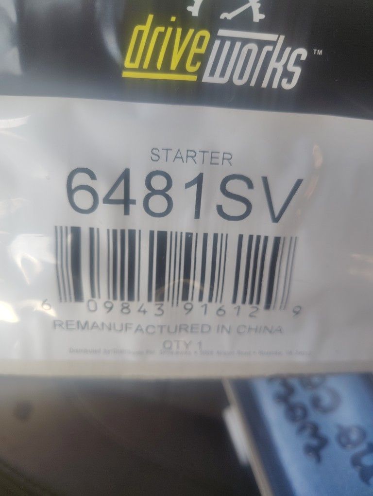 Starter For Century Lumina Cavalier Malibu S10 Sonoma Izuzu Hombre And Others 