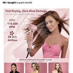 6 In 1 Air Styler, Hair Dryer & Blow Dryer Brand New Unopened Box 