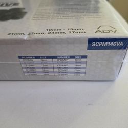 MATCO SCPM146VA 1/2" Drive Metric 6 pt. Impact socket set NEW 10-24mm
