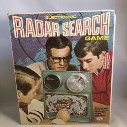 Electronic Radar Search Game Works from Ideal 1969