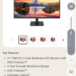 27 In LG Monitor Like New