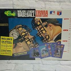Mlb Major League  Baseball Board Game Trivia Vintage!