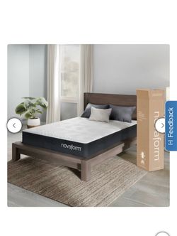 Novaform memory foam mattress bed twin 8”