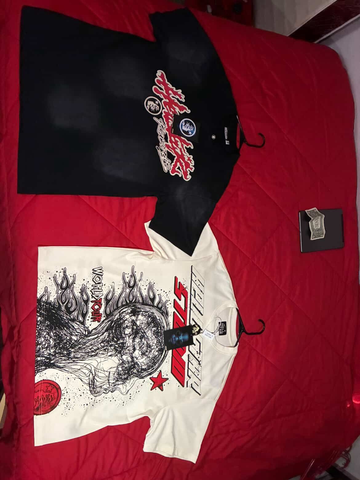 hellstar bathing ape tees