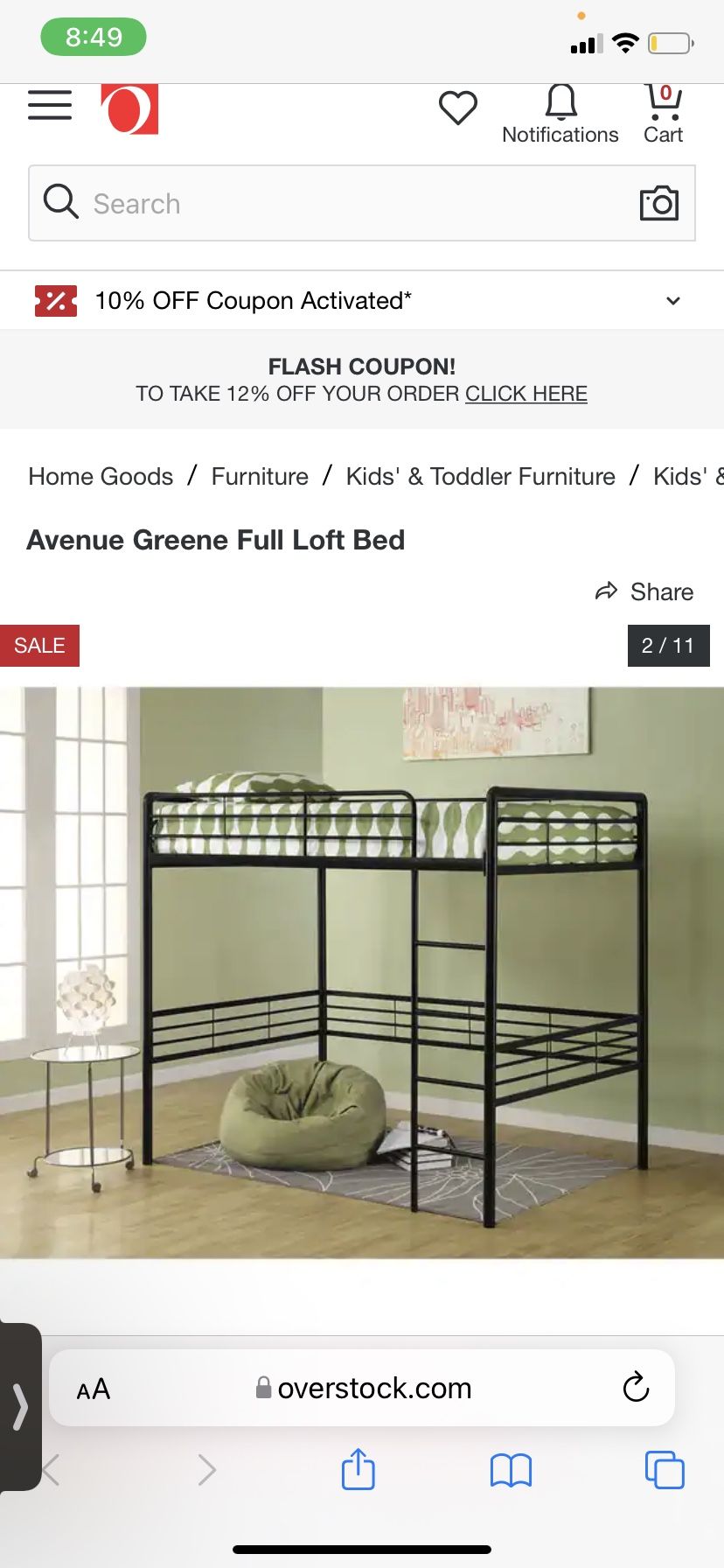 BRAND NEW FULL SIZE LOFT BED