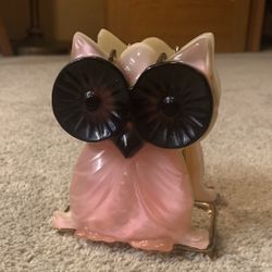 Vintage Lucite Owl Letter or Napkin Holder