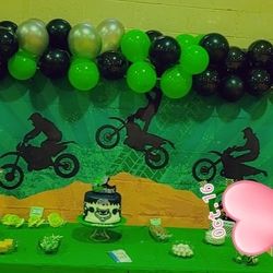 Dirt Bike  Backdrop 