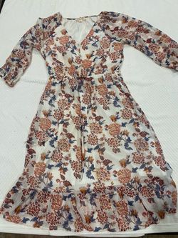 Indigo  Rose Floral Midi Dress