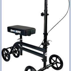 Knee Scooter Steerable Knee Walker for Adults for Foot Surgery, Broken Ankle, Foot Injuries