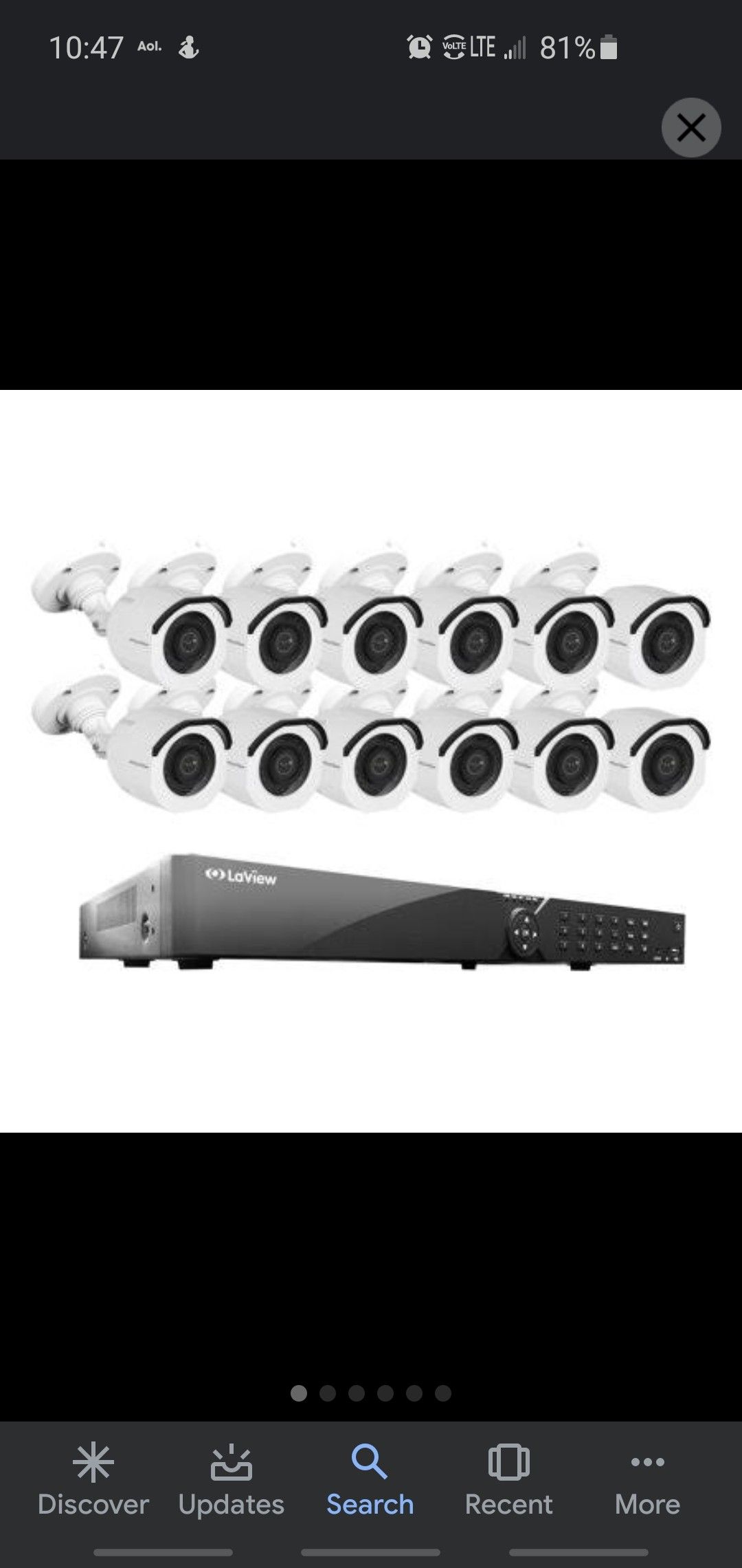 LaView 12 chanel security camera system