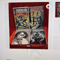 Terminator Secondary Objectives 1-4 Dark Horse Comics 1991 NOS