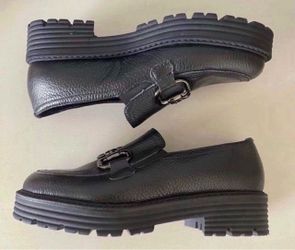 New Domino Made In Italy Loafers With Buckle Detail Size 7