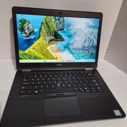 DELL LATITUDE E5470 WINDOWS 11 PRO LAPTOP 14-INCH SCREEN HDMI OUTPUT MULTIPLE USB PORTS WEBCAM 8GB DDR4 256GB NVME SUPER FAST BACKLIT KEYBOARD NO ISSU
