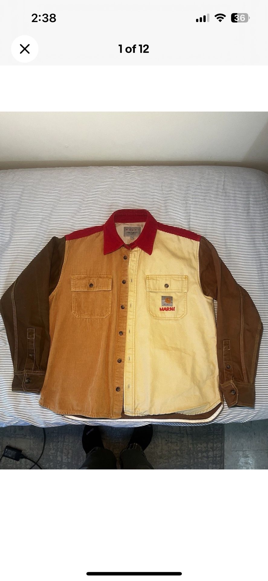 Marni Carhartt Colorblock Workjacket
