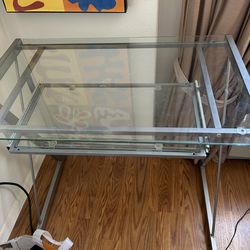 Glass Computer desk