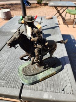 Frederic Remington Trooper of the Plains Bronze Sculpture Statue