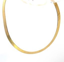 Woman’s Ladies 20” Herringbone 10k Yellow Gold Chain Necklace GP3108516