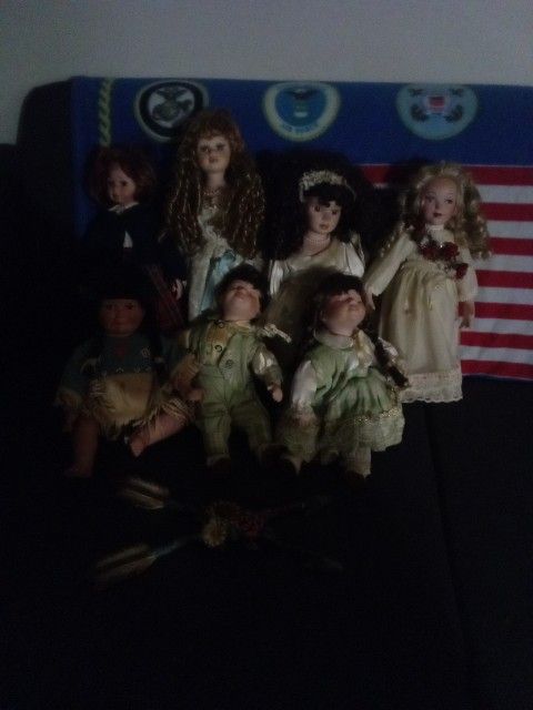 Porcelain Dolls Variety of Dolls