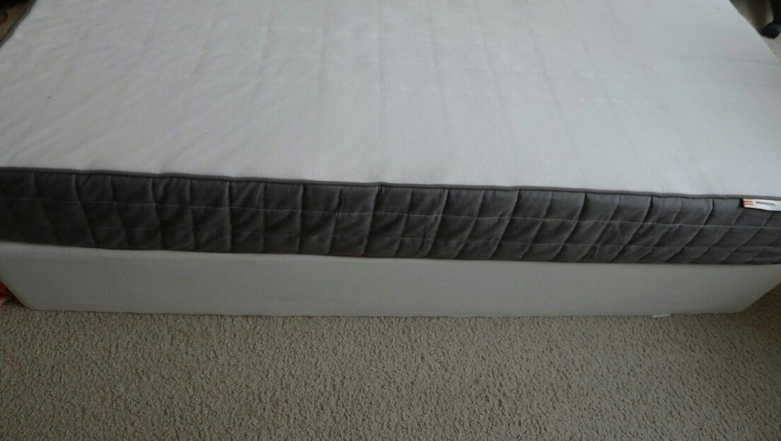 Queen size mattress with base