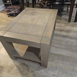 Solid Wood End Table