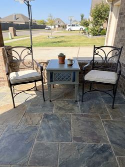Antique painted wood table
