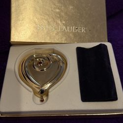 ESTEE LAUDER Translucent Pressed Powder Compact 1996 HEARTS OF HEARTS MIB