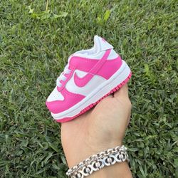 Nike Dunk Low TD “Light Fuchsia” Size 2C