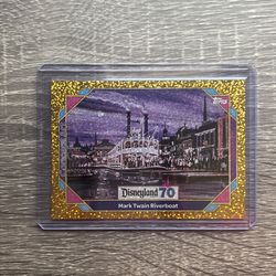 2025 Topps Disneyland 70th Anniversary Mark Twain Riverboat Gold Confetti /55