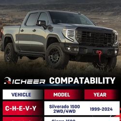 1 Inch Lift Block Compatible With 1 Silverado 1500 2WD/4WD Sierra 1500 2WD/4WD, 1'' Rear Leveling Lift Kits with Extended Square(501) 