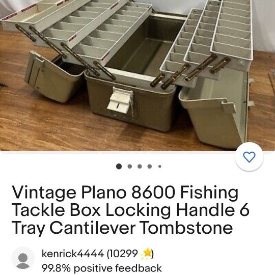 Vintage Plano 8600 Fishing Tackle Box for Sale in San Bernardino, CA - OfferUp Vintage Plano 8600 Fishing Tackle Box for Sale in San Bernardino, CA - OfferUp