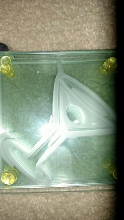 Reduced price Like New. 6 Glass Martini Coaster and coaster stand.