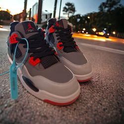 Nike Air Jordan 4 Retro Dark Grey Infrared Oferta 