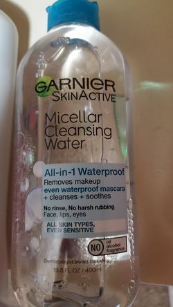 Miselar water and lotion