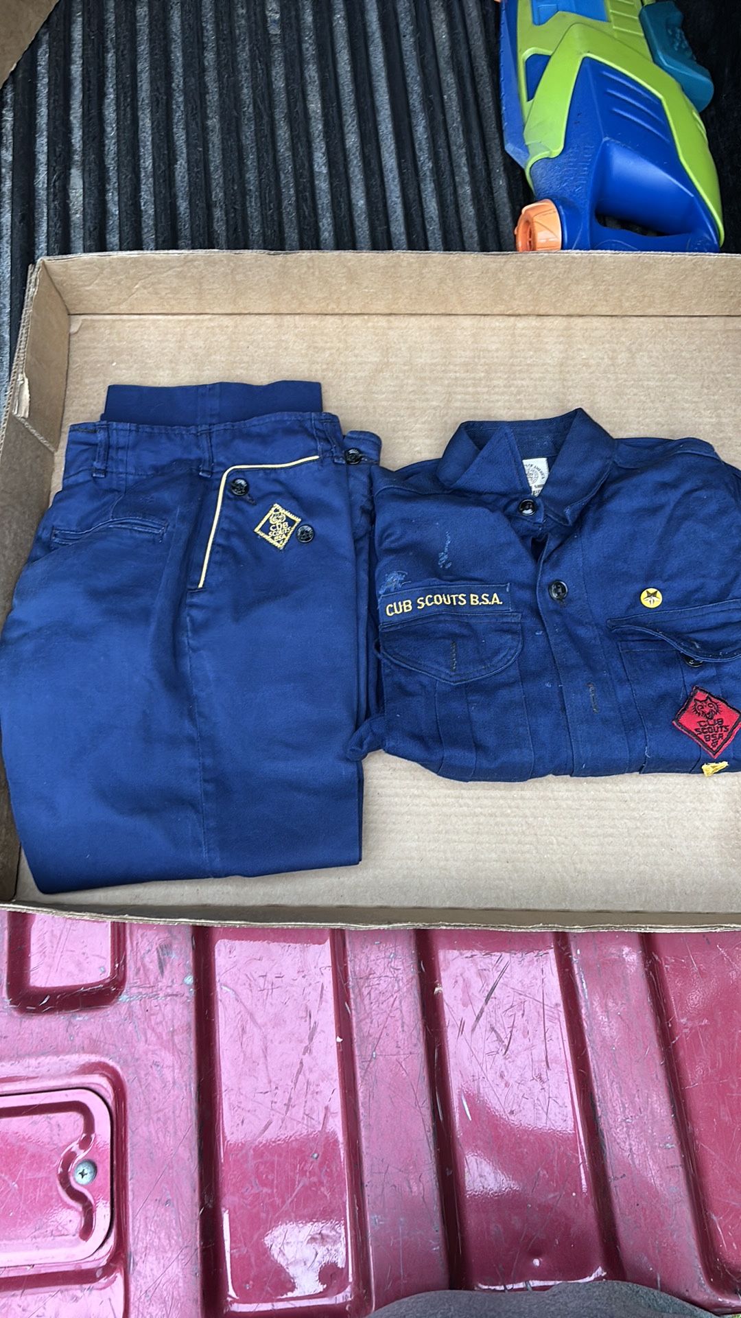 Vintage Cub Scouts BSA uniform #2. Top & Bottom