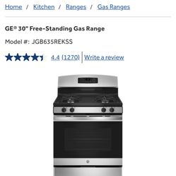 Ge Gas Stove 