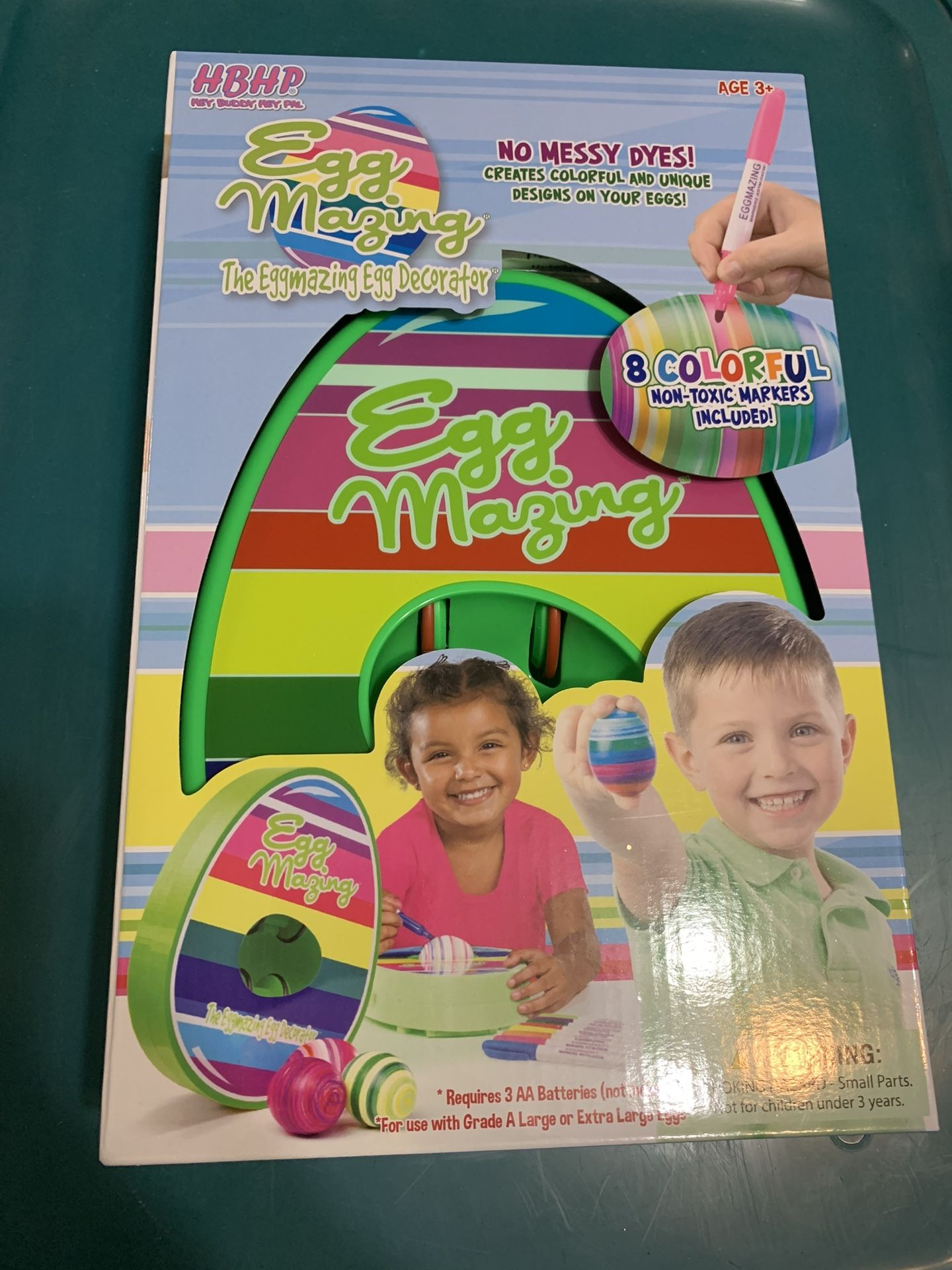 Egg Mazing Large Size Egg Decorator With 8 Markers Easter